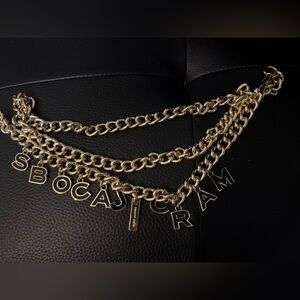 Marc Jacobs Gold Letter Charm Necklace